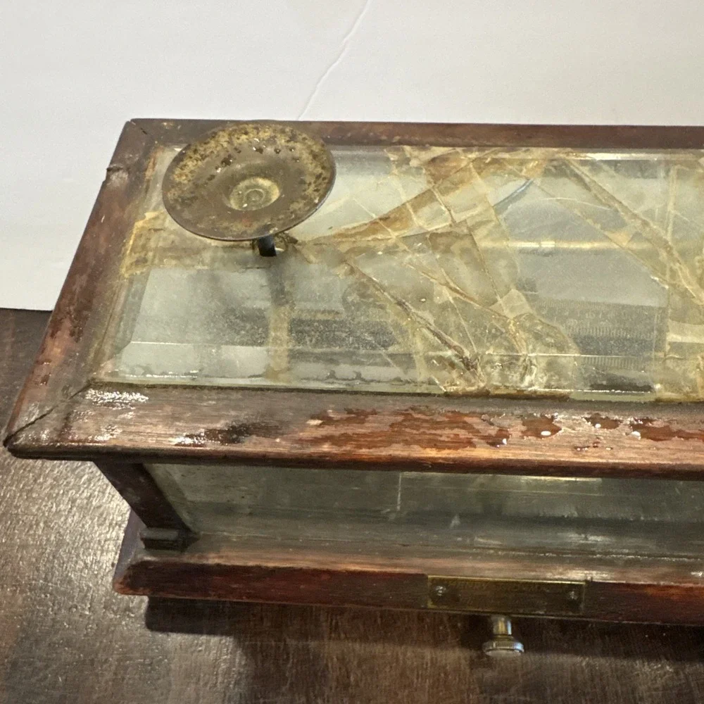 19th CENTURY‎ HENRY TROEMNER BALANCE SCALE  NICE DISPLAY BROKEN PIECES SEE PICS